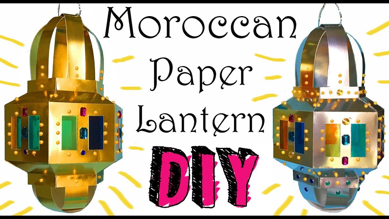 DIY Moroccan Paper Lantern || Cara Membuat Lampion Kertas Maroko
