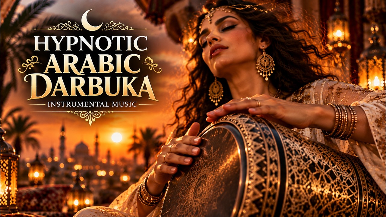 Hypnotic Arabic Instrumental Music | Darbuka Desert Music Middle Eastern Sounds #arabicmusic