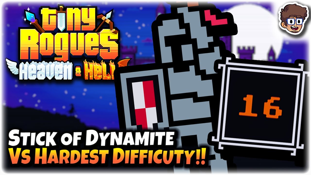 Stick of Dynamite vs. Hardest Difficulty!! | Tiny Rogues: Between Heaven & Hell