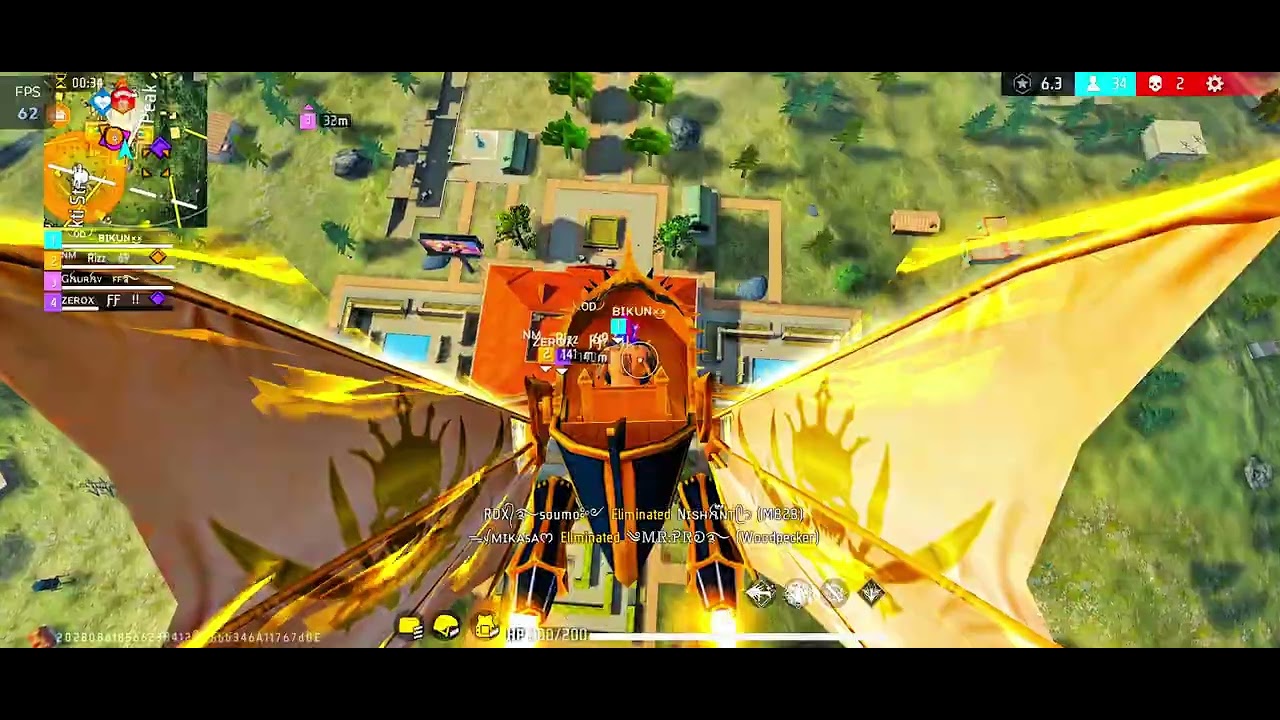 #odx gaming ‼️ BR-RANK BOOYAH ‼️12 KILL 😱😔🍀....