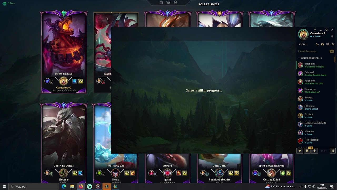 Crit Nasus 530lp start, poe later