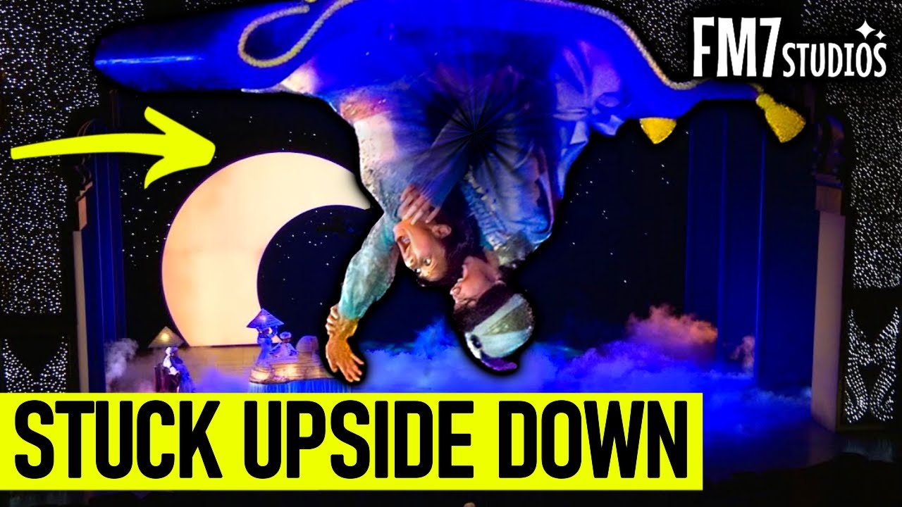 DISNEYLAND INSANE FAIL! The Magic Carpet Incident! A TERRIFYING Show Stopper!