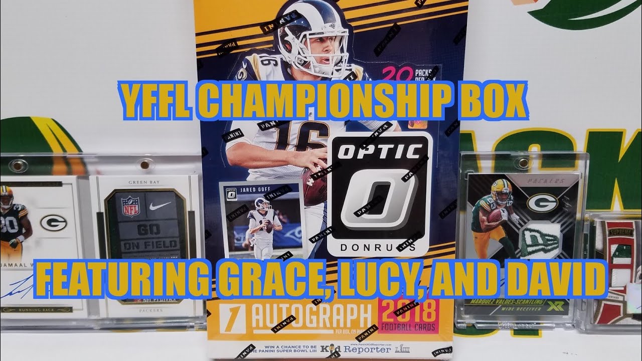 YFFL Fantasy League Championship Box. Grace, Lucy, and David Join in on the Fun