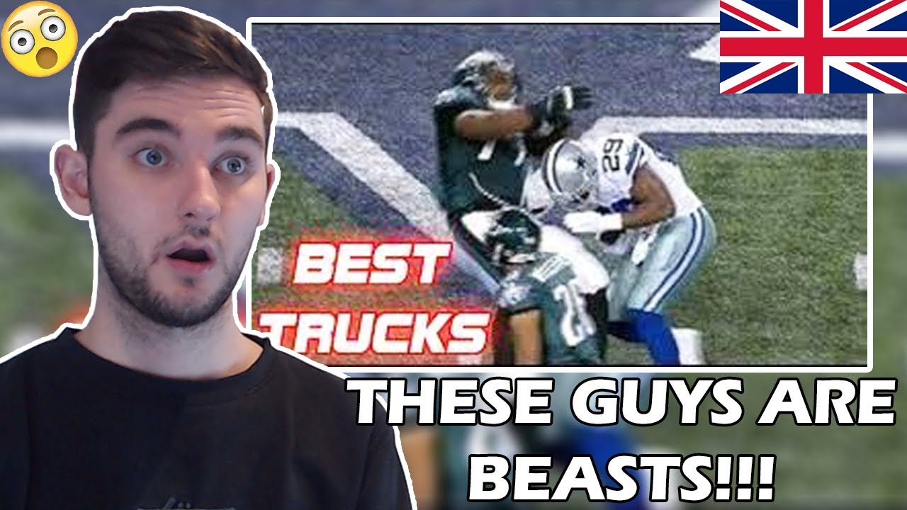 British Soccer Fan First time reaction to The Best Trucks in NFL History