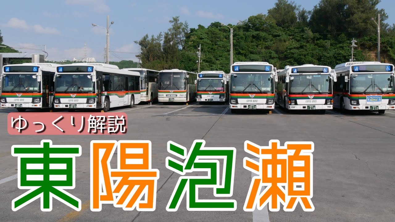 【ゆっくり解説】ある日の 東陽バス泡瀬営業所 / ノンステップ車増殖