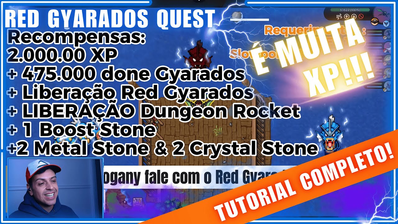 [PxG] Red Gyarados Quest Spoiler Completo #pxg #pokexgames #supampa