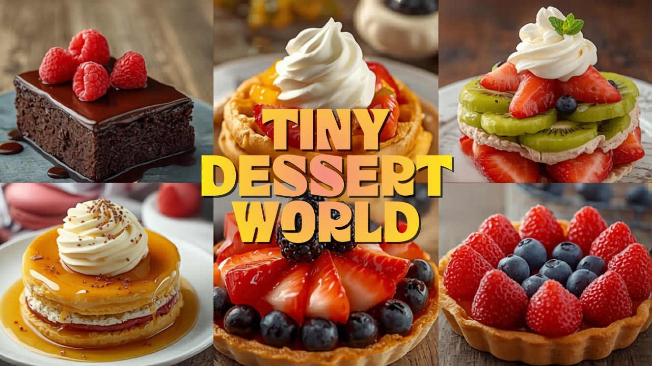 You Won’t Believe These Tiny Desserts | Mini Dessert Compilation 4K