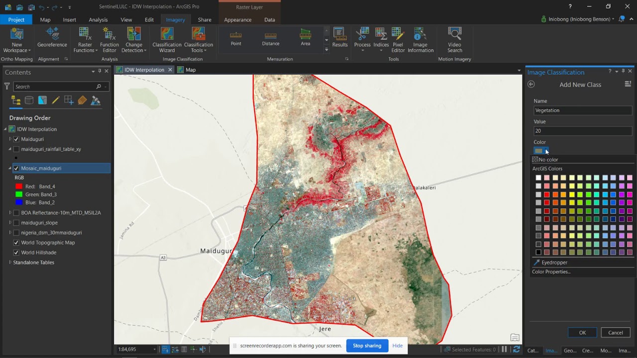 Sentinel-2 Landuse Landcover Classification Using ArcGIS pro