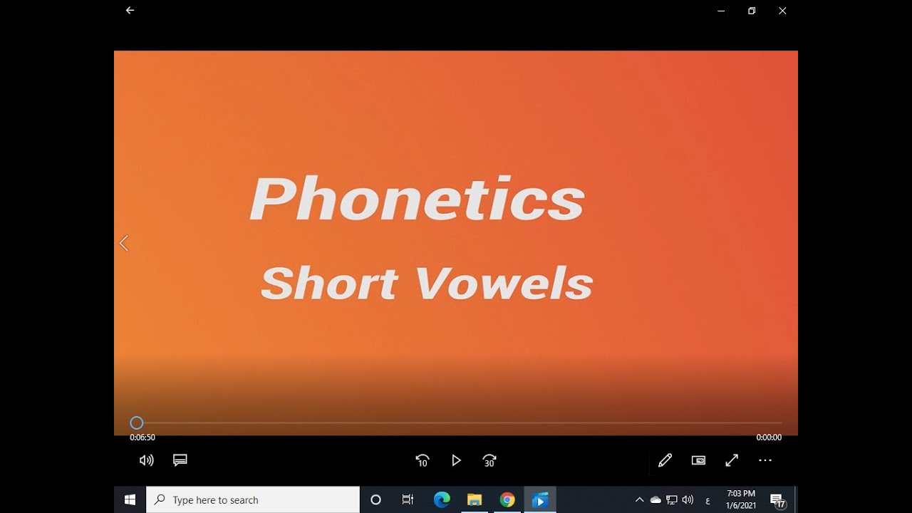Short Vowels الأصوات المتحركة القصيرة