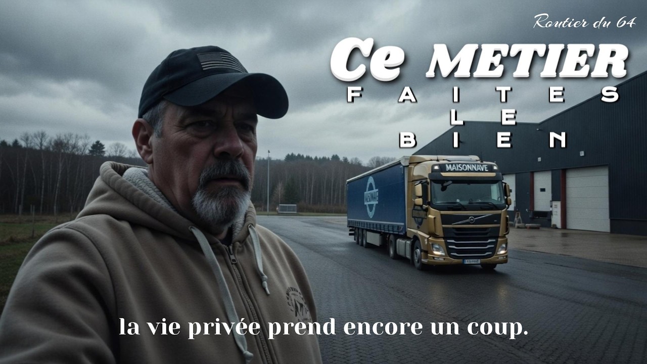 #vlog #truck Transport routier : si tu le fais &agrave; moiti&eacute;, arr&ecirc;te maintenant