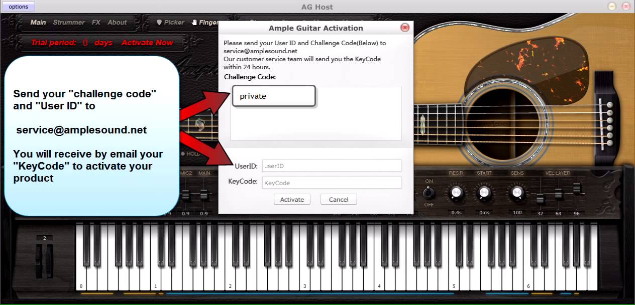 Ample Guitar Activation