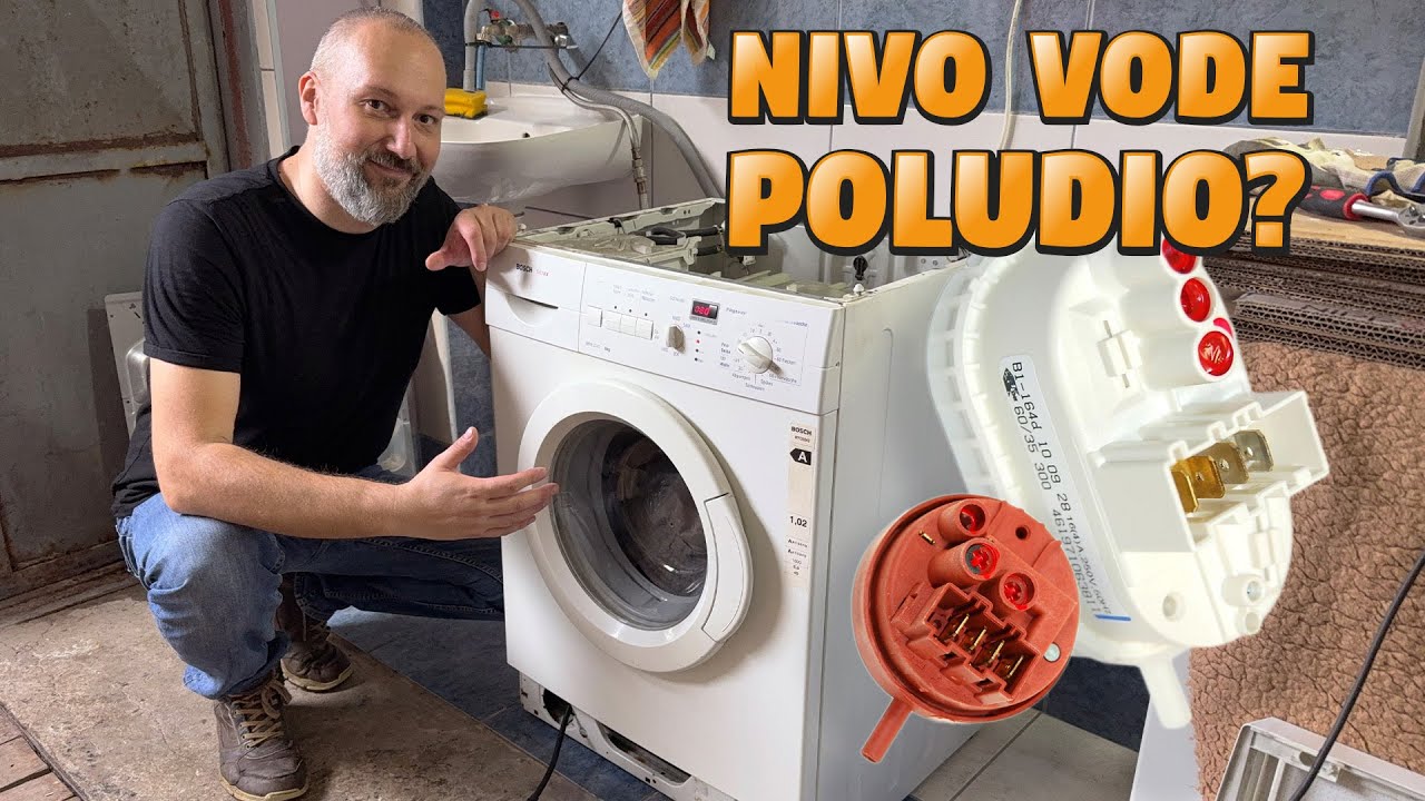 Zašto je nivo vode previsok u veš mašini? (Presostat objašnjen)