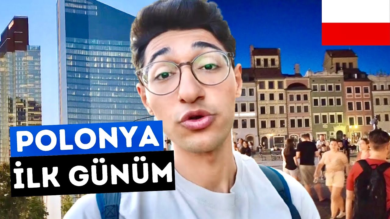 Polonya'da İlk Günüm! 11 Euro'ya Kaldığım Hostel!