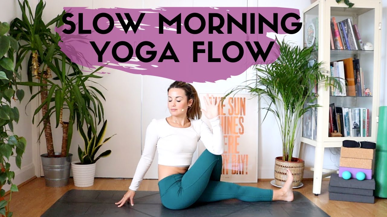 Slow morning yoga flow 🌞 Gentle morning mindful movement by WELL WITH HELS