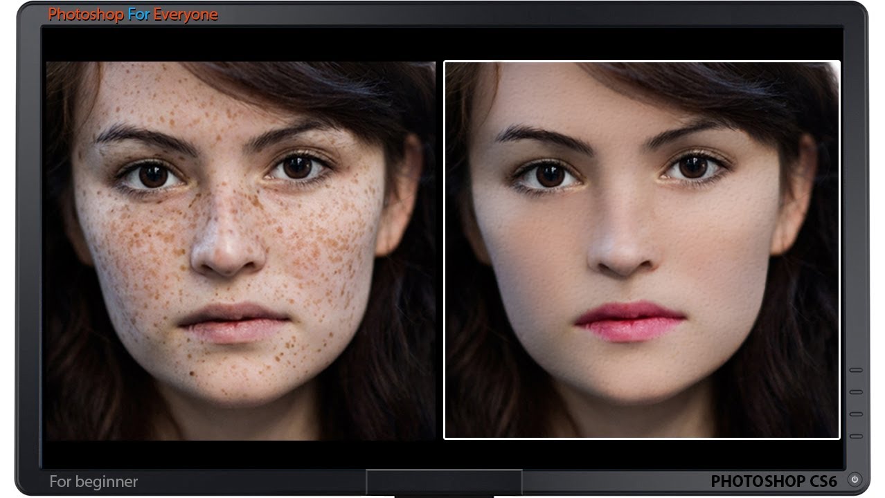Photoshop CS6: Xử lý da mặt ảnh chân dung (skin retouch)