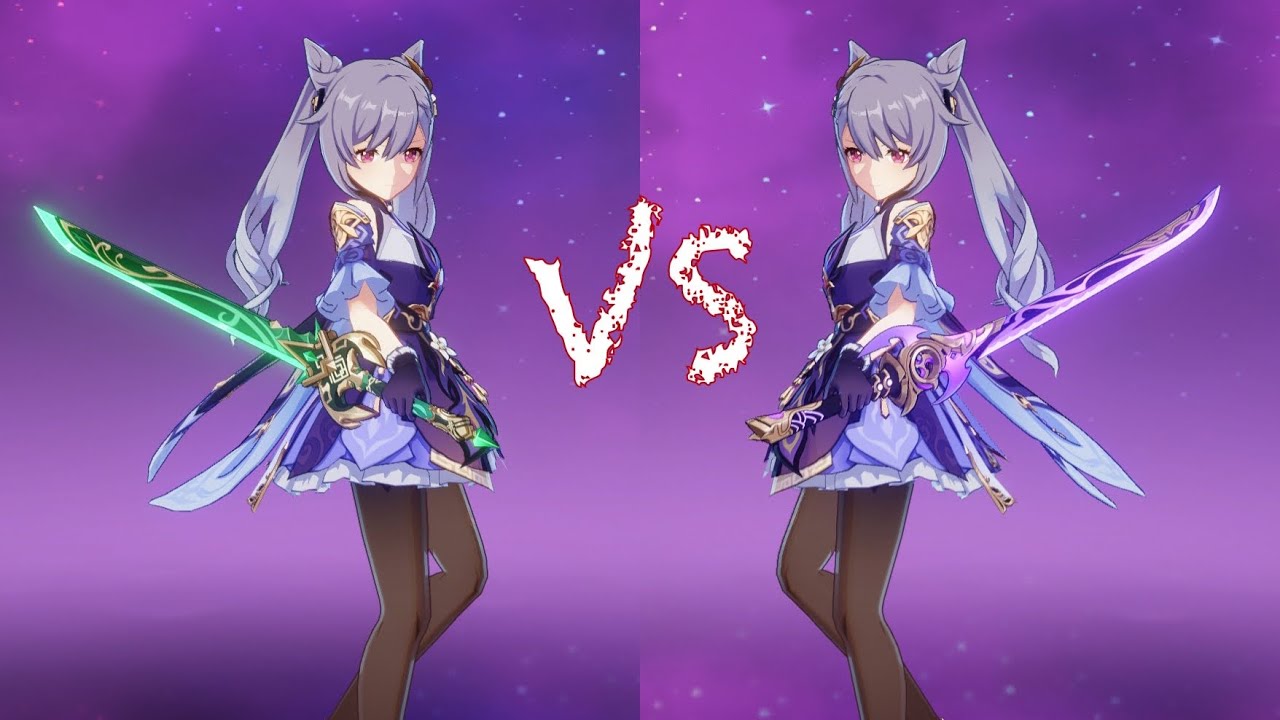 Keqing: Jade Cutter vs Mistsplitter