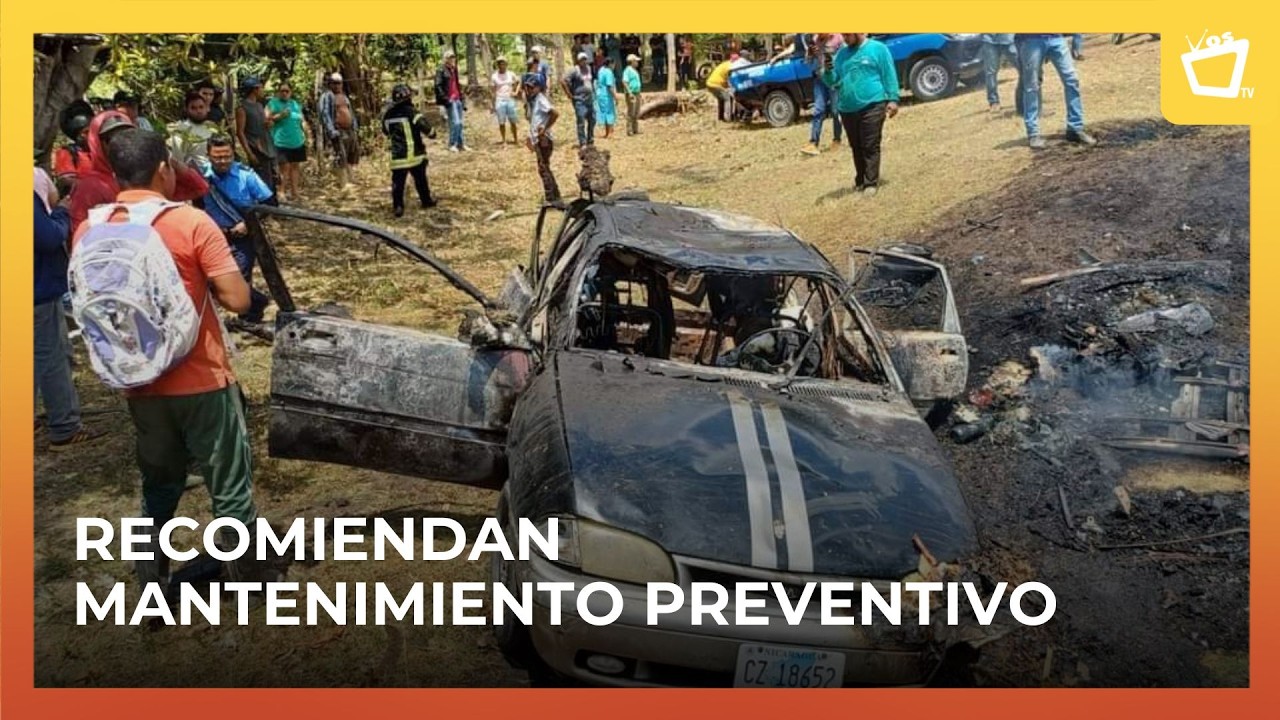 Conductores deben asumir daños por incendios a sus vehículos