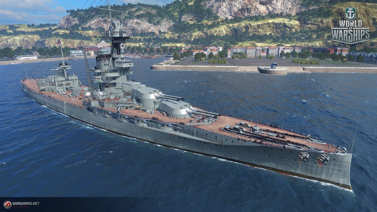 World Of Warships Ranked Battle HMS Iron Duke (UHD) Battle 1