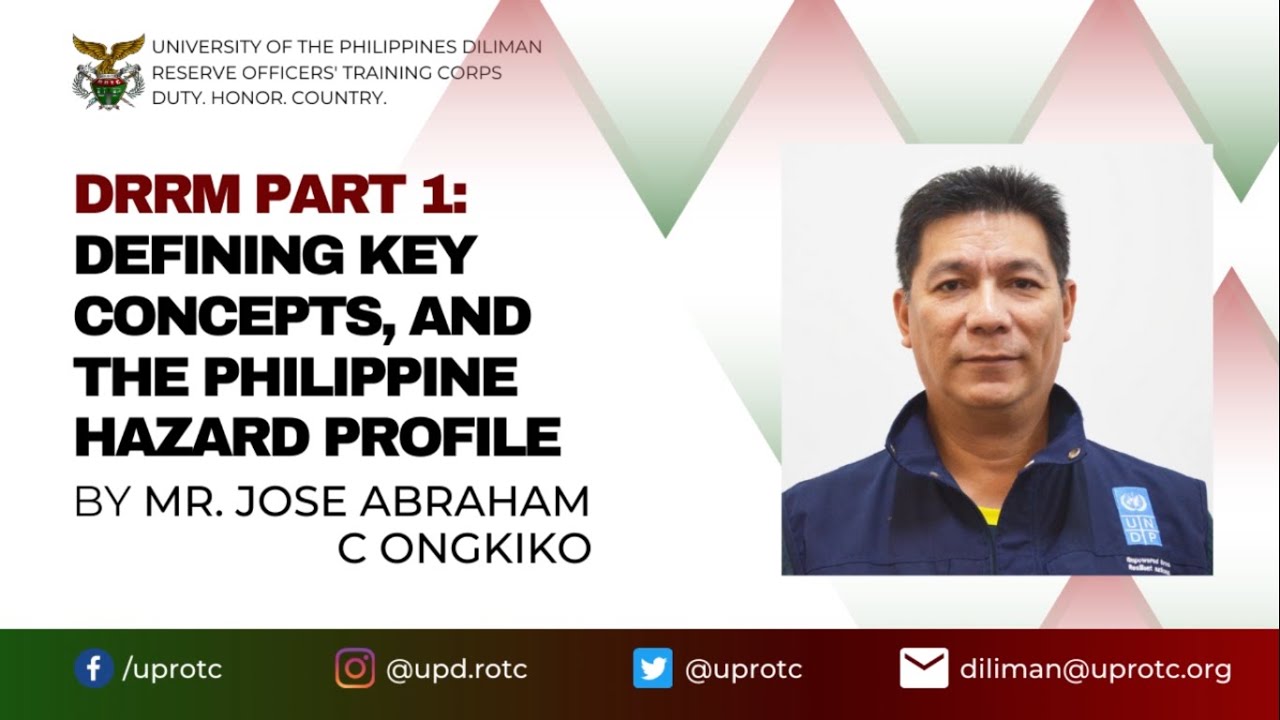 UP ROTC - DRRM Part I: Defining Key Concepts and the Philippine Hazard Profile | NSTP Common Module