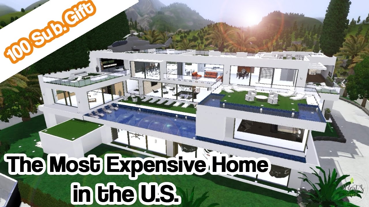 The Sims 3 |The Most Expensive Home in the U.S. | 924 Bel-Air Rd (100 Subs. Gift)