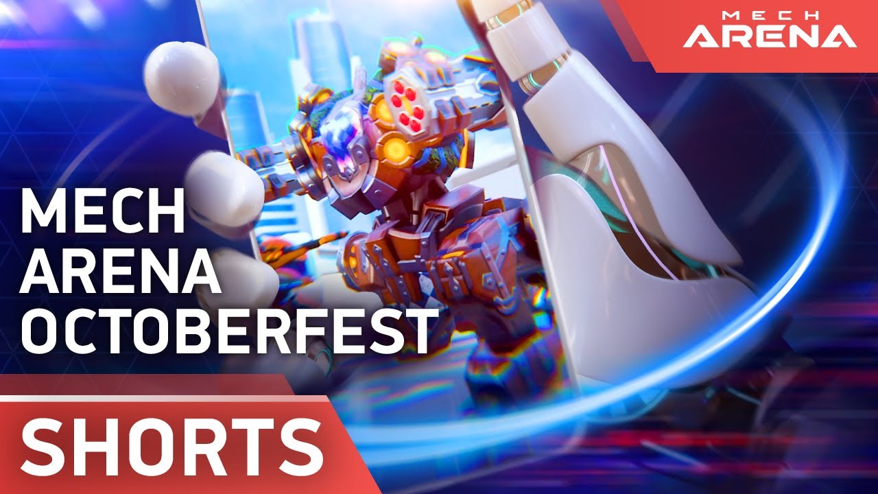 🥊Boar CRUSHES EVERYTHING with Aegis! | New Pilot for Octoberfest event | Mech Arena Teaser #shorts