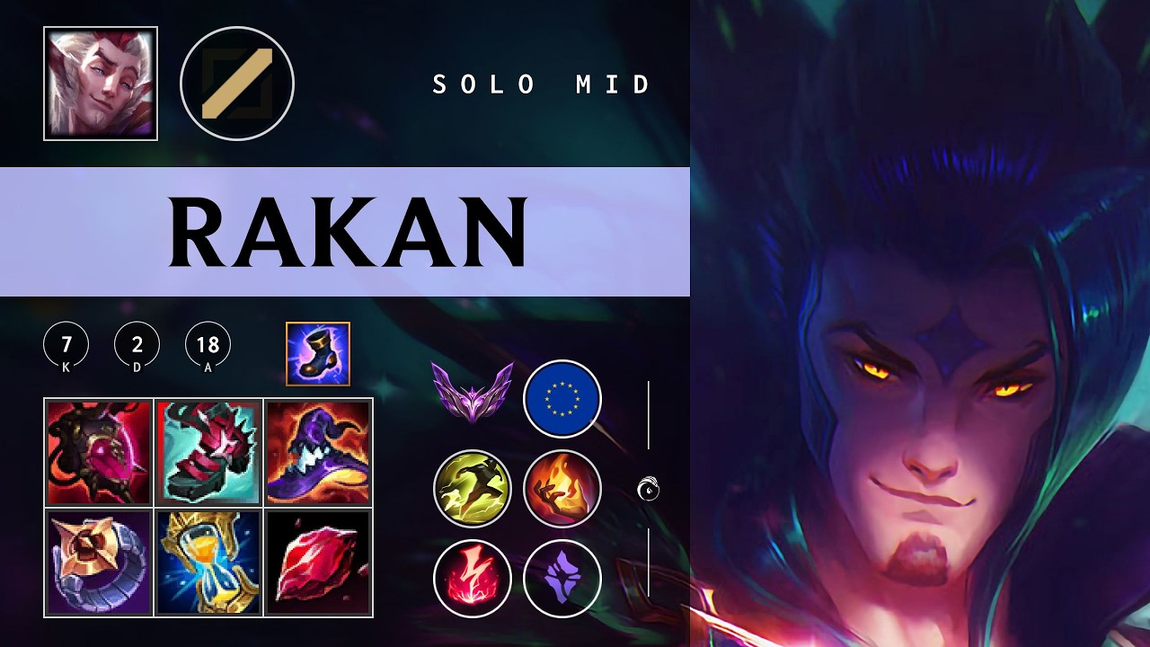 Rakan Mid vs Katarina - EUW Master Patch 26.04