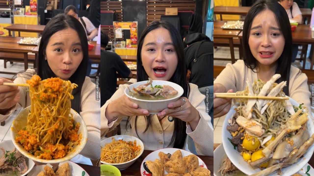BAKMIE AJAUW BAKMIE AYAM KAMPUNG PALING ENAK DIBANDUNG! #kuliner #shorts #mukbang #viral #viralvideo