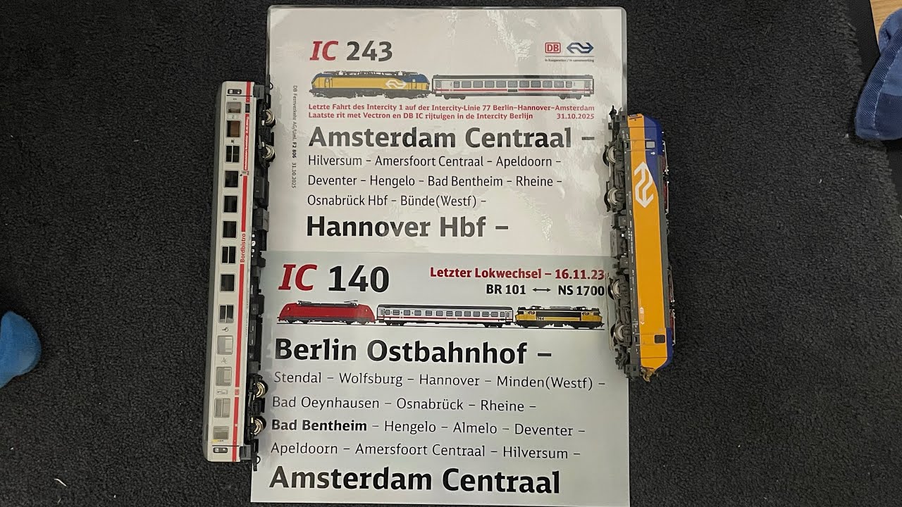 Kleines aber feines Abschiedsvideo von der IC Linie 77 👋🇳🇱🇩🇪