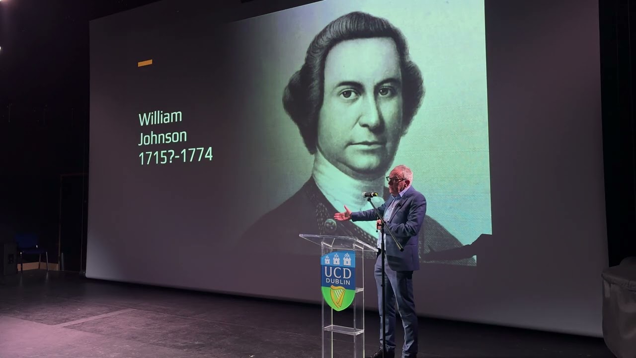 Annual College Lecture 'Mohawk Irish: William Johnson and the Iroquois', by Fintan O'Toole