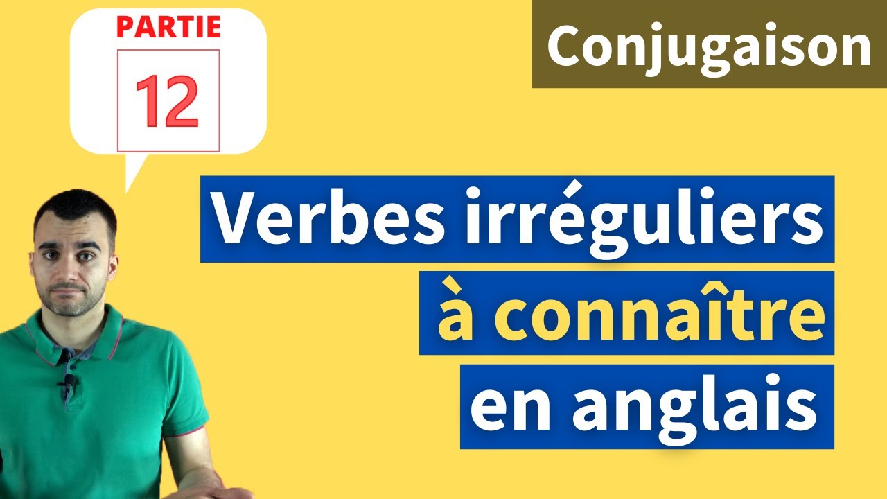 4 verbes irréguliers fréquents à connaître en anglais #12 (weep - swim - undergo - sweep)