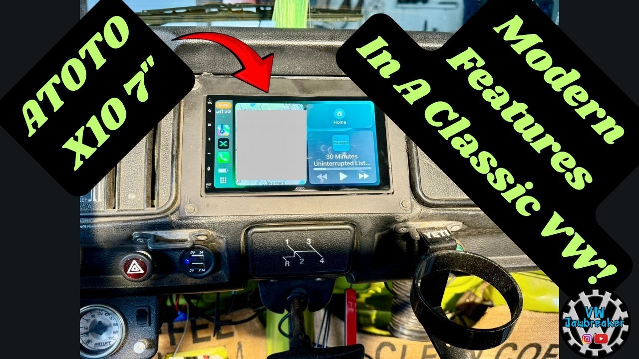 Installing the Atoto X10 Infotainment System Into A VW! IT Has ALL The Features!