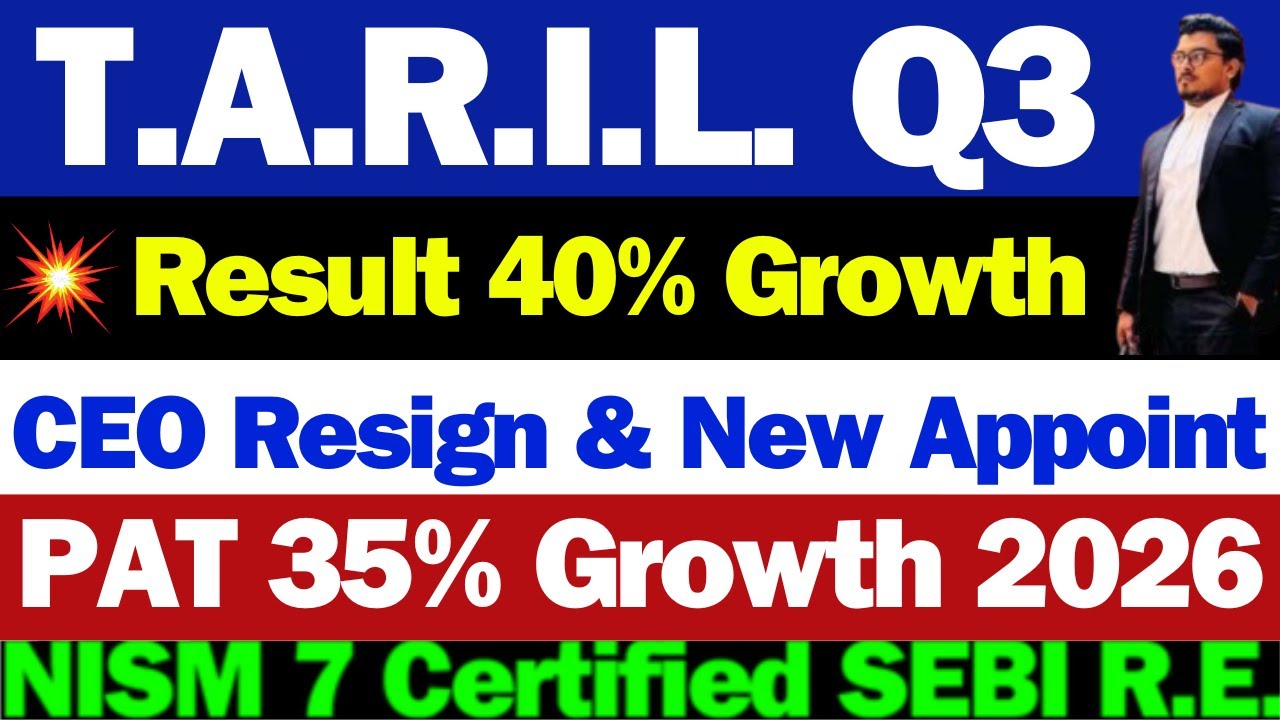 TARIL Q3 Result | TARIL Share News | Transformer and Rectifier Share Latest News | TARIL Share News
