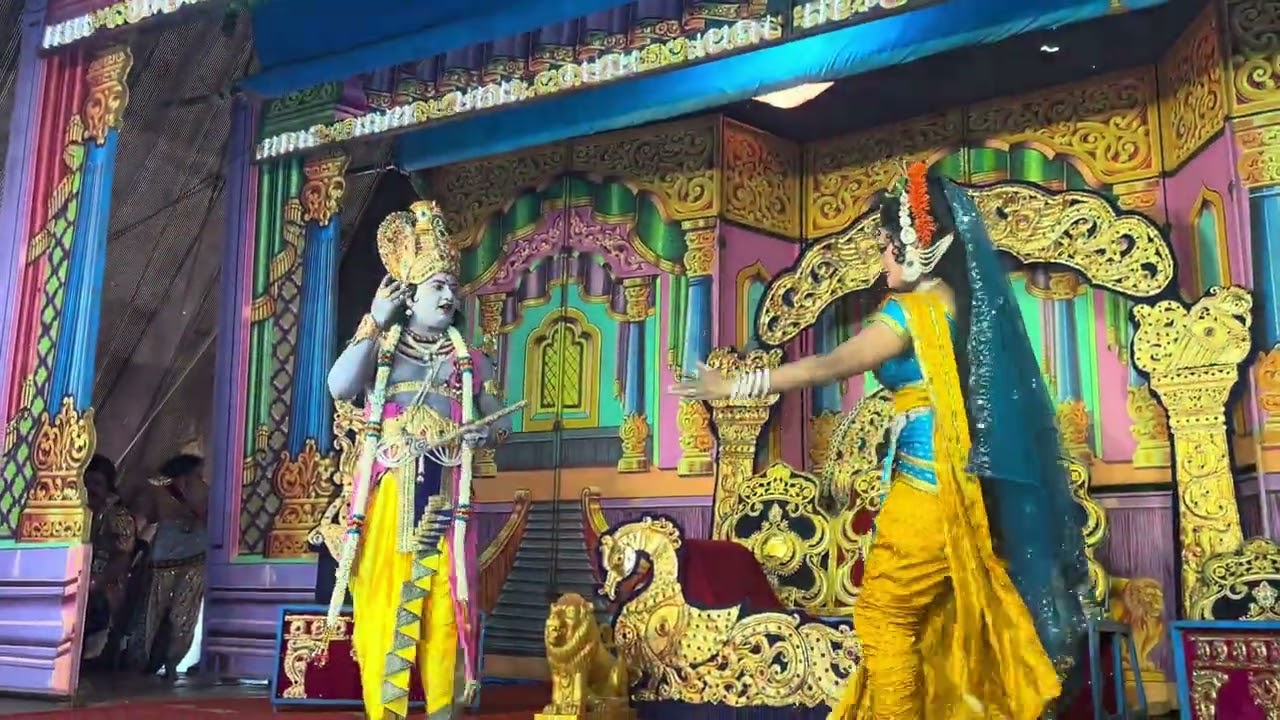 || ಕುರುಕ್ಷೇತ್ರ || ಕೃಷ್ಣ ರುಕ್ಮಿಣಿ|| ದ್ವಾರಕಿ ಸೀನ್ ||ಹೇಮಂತ್ ಮತ್ತು ನಾಗಮಣಿ||
