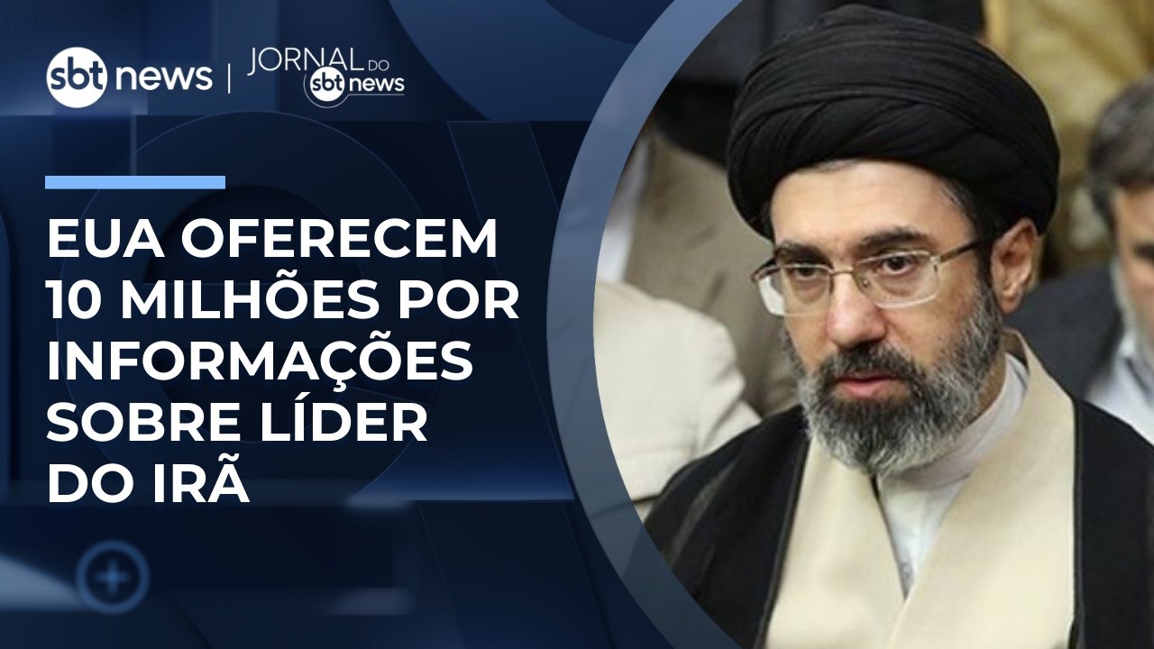 EUA oferecem US$ 10 milhões por informações sobre líder do Irã | #JornaldoSBTNews
