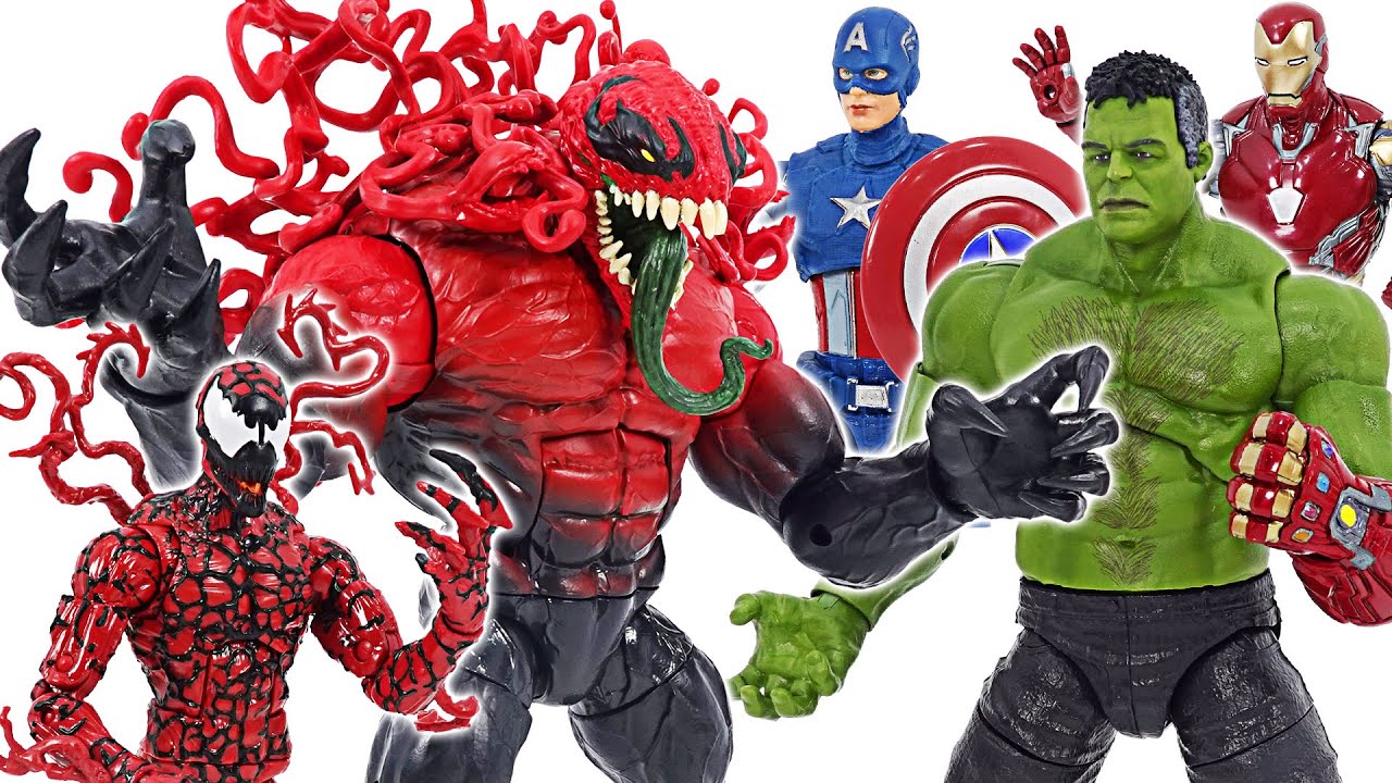 Marvel Spider-Man Venom Toxin VS Infinity Gauntlet Hulk! | DuDuPopTOY