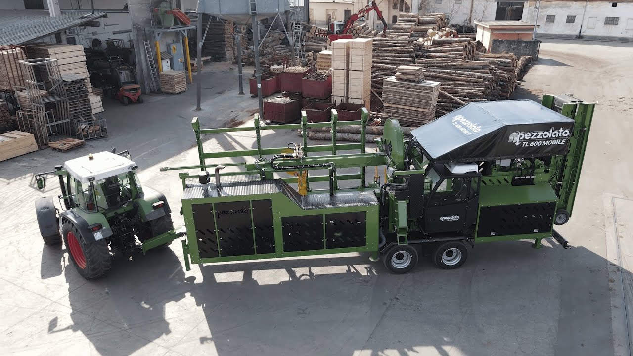 PEZZOLATO TL600 MOBILE - Machine mobile de production de bois de chauffage