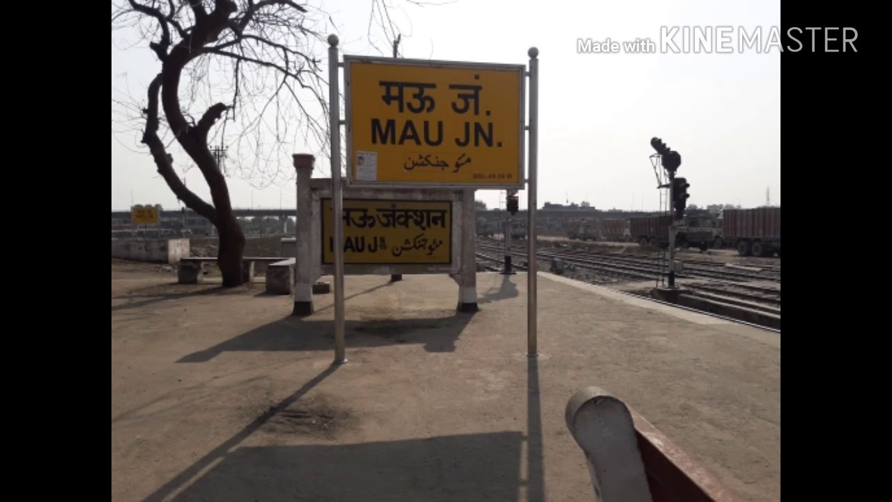 Mau railway station railway project serve