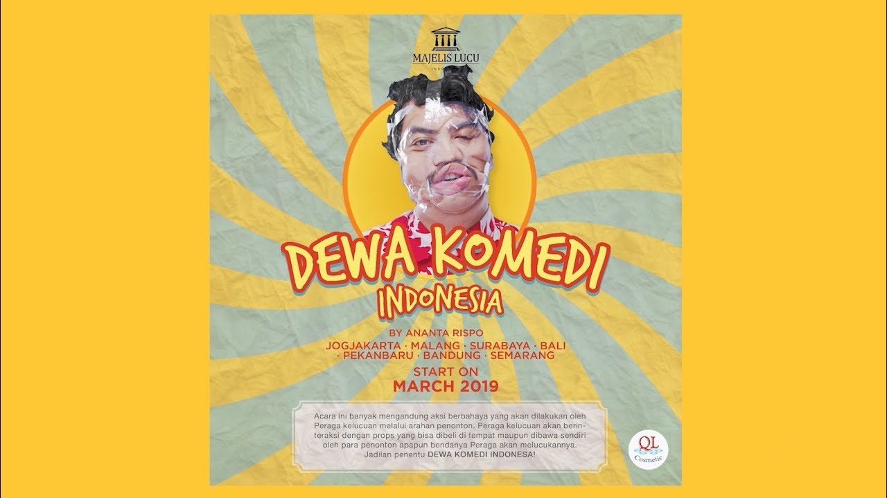 DEWA KOMEDI INDONESIA KEMBALI DI 2019!