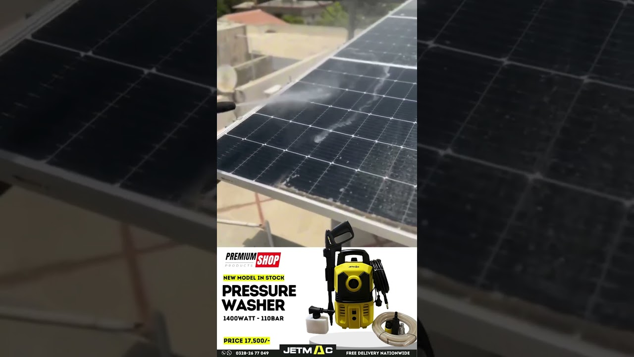 Jetmac Pressure Washer | Best washer for solar panels