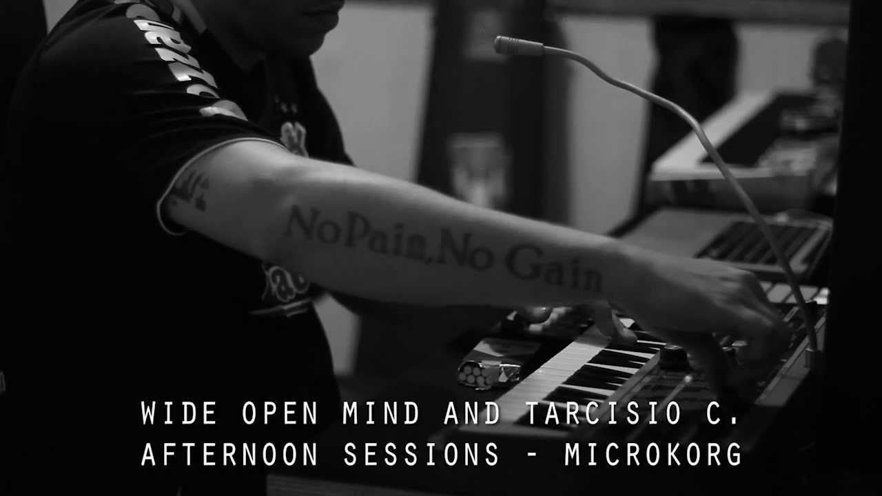 wide open mind afternoon sessions  with  tarcisio c   - microkorg soundscapes !!