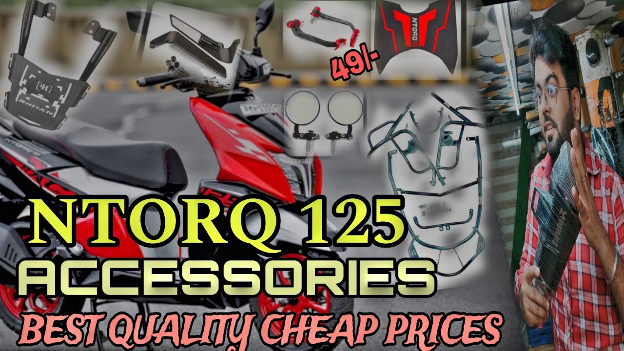 TVS NTORQ 125 ACCESSORIES 🔥💯 // NTORQ MODIFIED ACCESSORIES 🔥🔥//SCOOTER MODIFIED ACCESSORIES