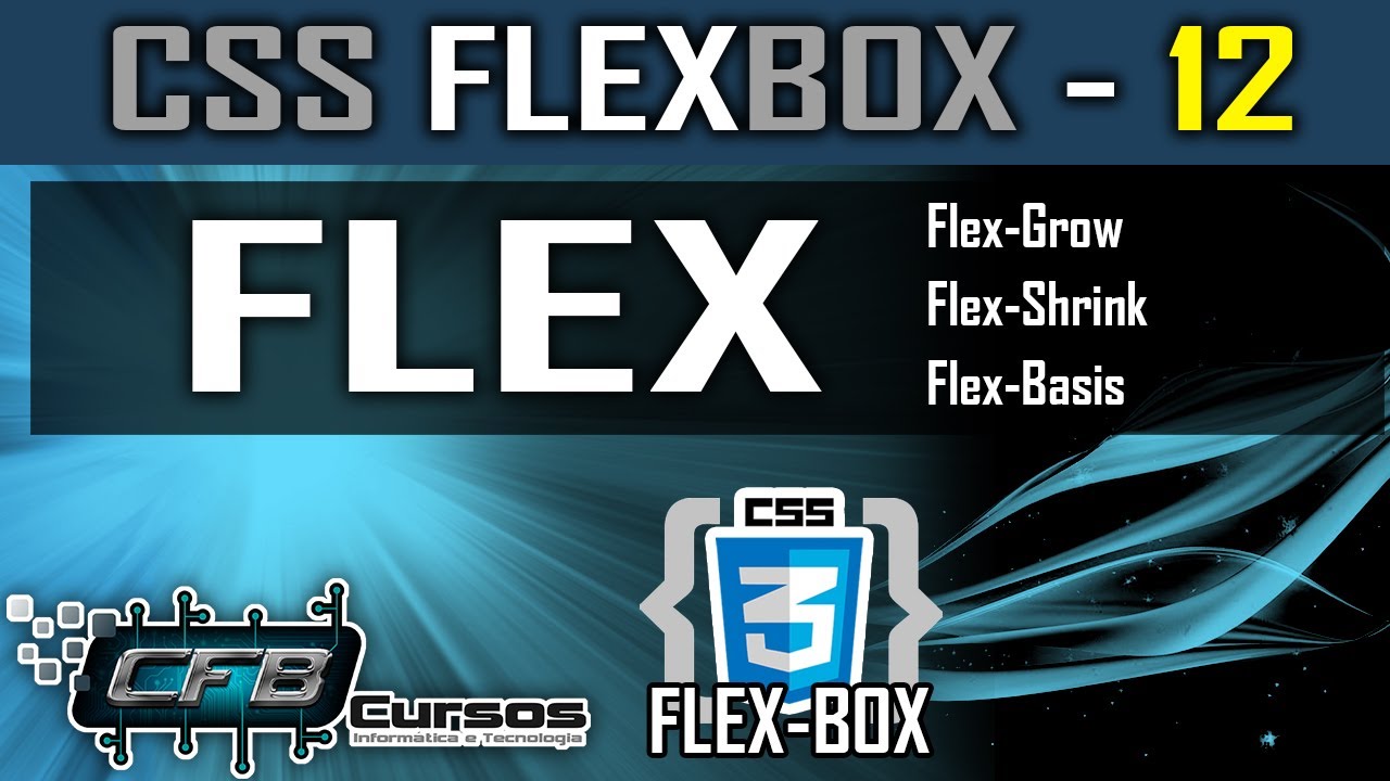 Propriedade flex - CSS FlexBox - Aula 12
