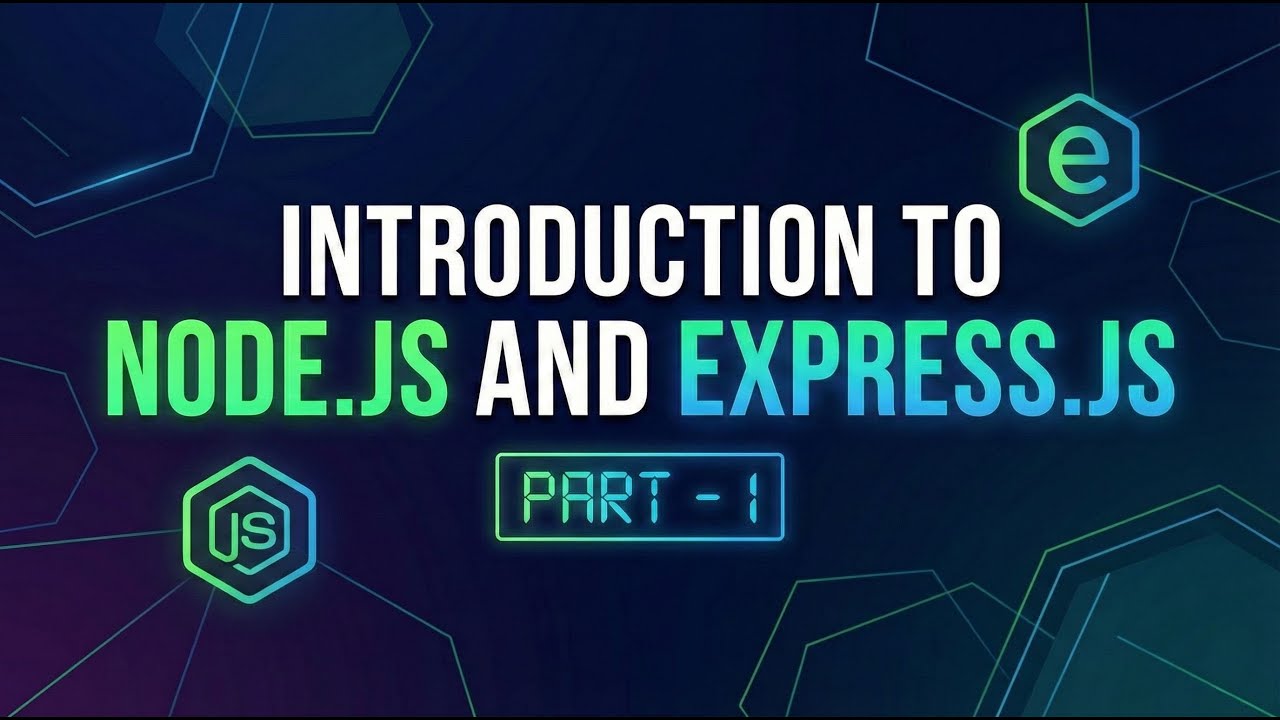 Node.js Basics in 20 Minutes | Part 1 | Beginner Friendly Backend Introduction