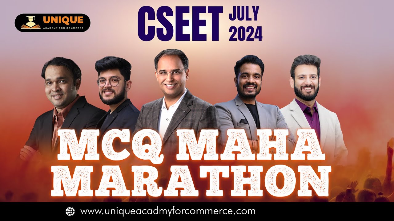 CSEET JULY 2024 MCQ MAHA MARATHON DAY  2