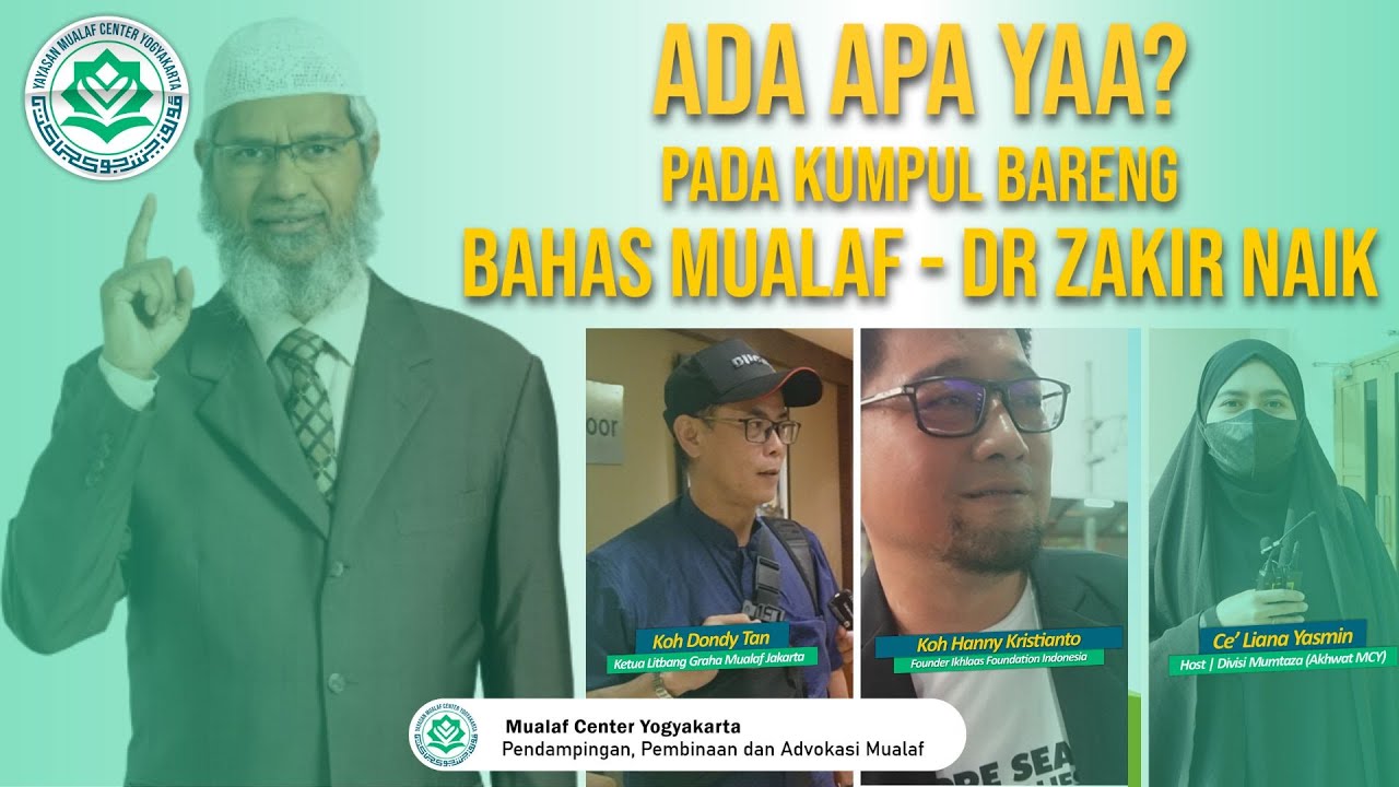 🔵 SERU !!! ADA KOH DONDY TAN, KOH HANNY KRISTIANTO & CECE LIANA YASMIN | MUALAF CENTER YOGYAKARTA