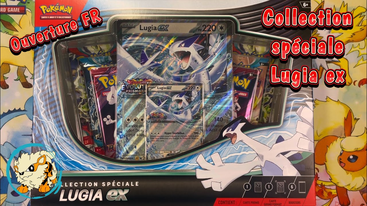 JCC Pokémon - Ouverture FR - coffret collection spéciale Lugia ex et infos sur les autres coffrets
