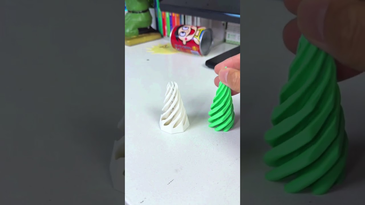 3D-печатная спиральная конусная антистресс-игрушка, она так расслабляет #игрушки #игрушка #kibtoy...