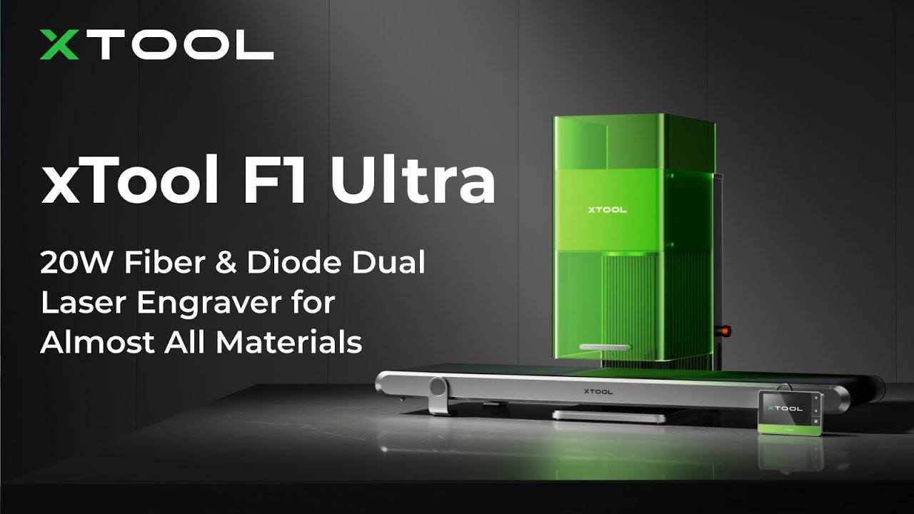 xTool F1 Ultra: The World's First 20W Fiber & Diode Laser