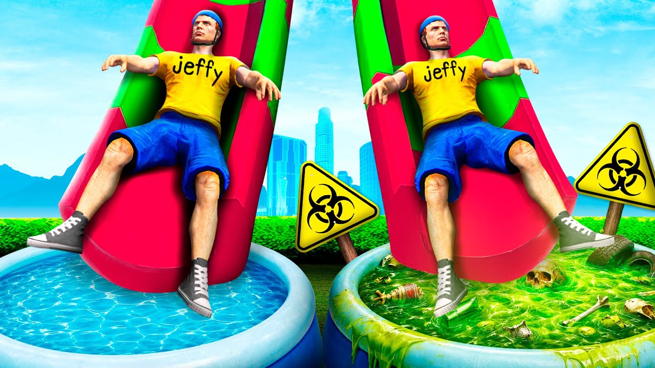 В GTA 5 не выбирайте неправильную водную горку!