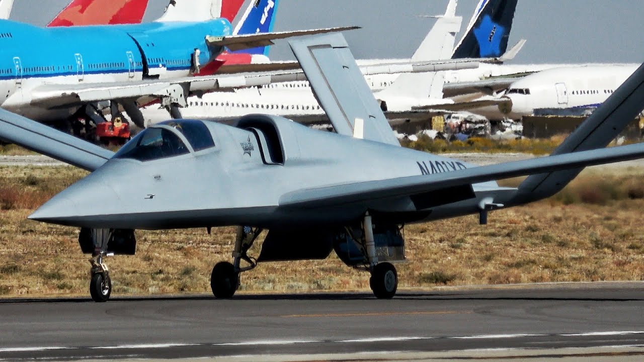 what is that? 6th Gen Stealth Fighter??: NC-9D, scale Composites 401 at Mojave Airport 🛫